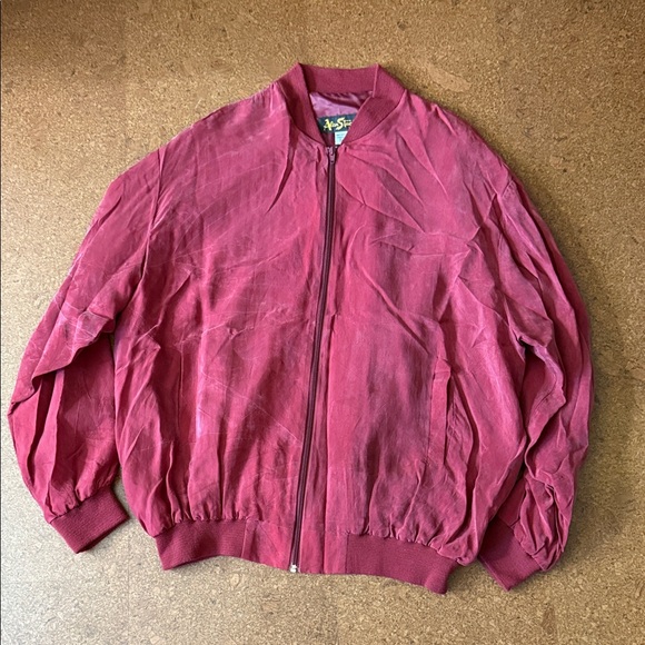 Alan Stuart Other - Alan Stuart Red Bomber Jacket